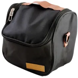 Snackpack Lunch Cooler Bag Black Angle