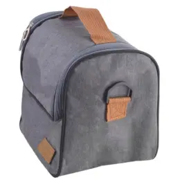 Snackpack Lunch Cooler Bag Grey Side