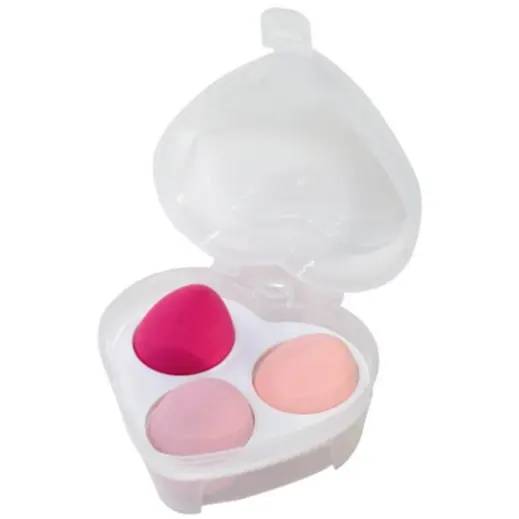 3-Piece Makeup Sponge Set Open