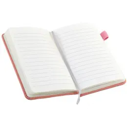 Peach Blossom A6 Notebook Open
