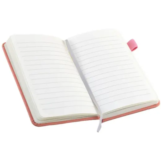 Peach Blossom A6 Notebook Open