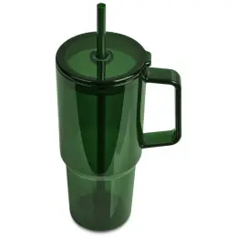 Serendipio Mandalay Plastic Mug Dark Green Top