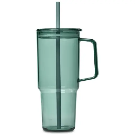 Serendipio Mandalay Plastic Mug Dusty Teal Front