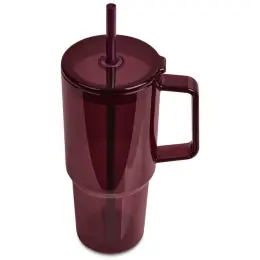 Serendipio Mandalay Plastic Mug Maroon Top