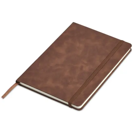 Serendipio Keystone A5 Hard Cover Notebook Brown
