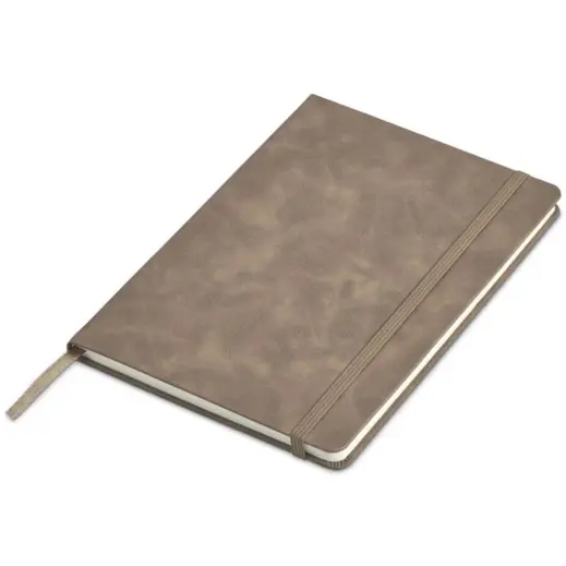 Serendipio Keystone A5 Hard Cover Notebook Taupe