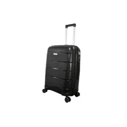 Black ExpandPro Double-Zipper Luggage Bag - 24 inch