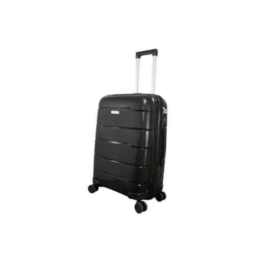 Black ExpandPro Double-Zipper Luggage Bag - 24 inch