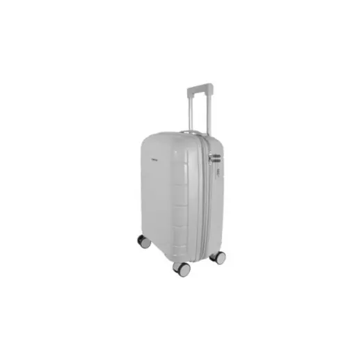 Grey ExpandPro Double-Zipper Luggage Bag - 20 inch