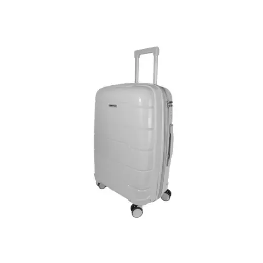 Grey ExpandPro Double-Zipper Luggage Bag - 24 inch