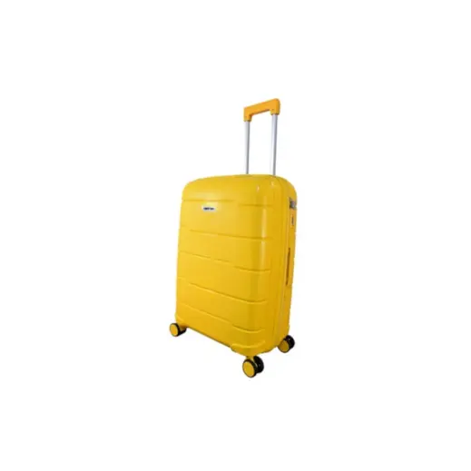 Yellow ExpandPro Double-Zipper Luggage Bag - 24 inch