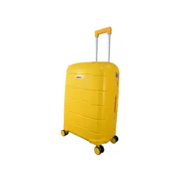 Yellow ExpandPro Double-Zipper Luggage Bag - 28 inch