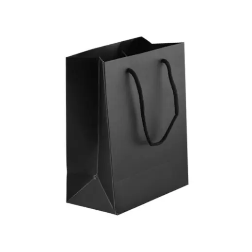 230gsm Anti-Scratch Film Matte Gift Bag - 33cm Black