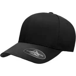 Stylish Delta Cap with Adjustable Fit Black Angle