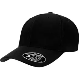 Fit Cap Cool & Dry Mini Pique Adjustable Fit Black Angle