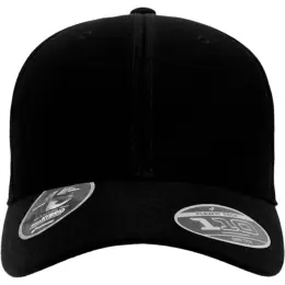Fit Cap Cool & Dry Mini Pique Adjustable Fit Black Front