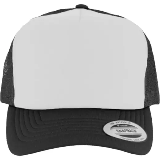 VZ Trucker Cap Adjustable Fit Black-White Front