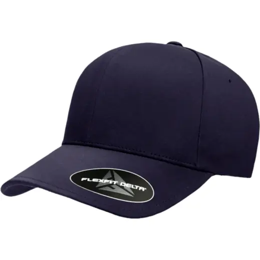 Delta Fitted Cap Navy Angle
