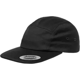 Jockey Style Cap Adjustable Fit Black Angle