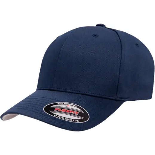 Baseball Fitted Cap Navy Angle