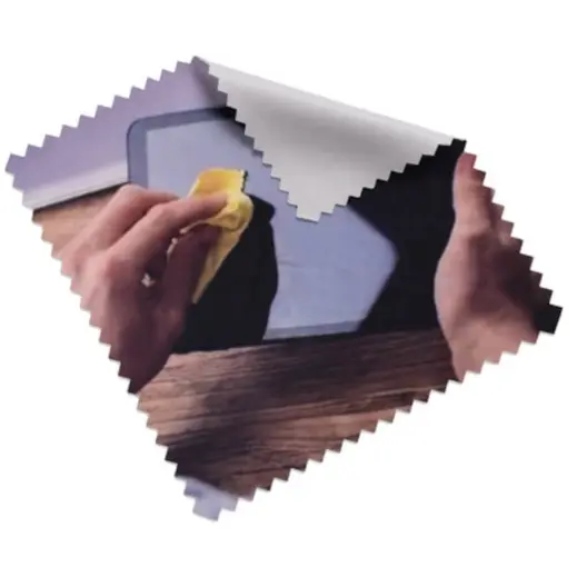 Custom Single-Sided Cleaning Cloth - Large Display