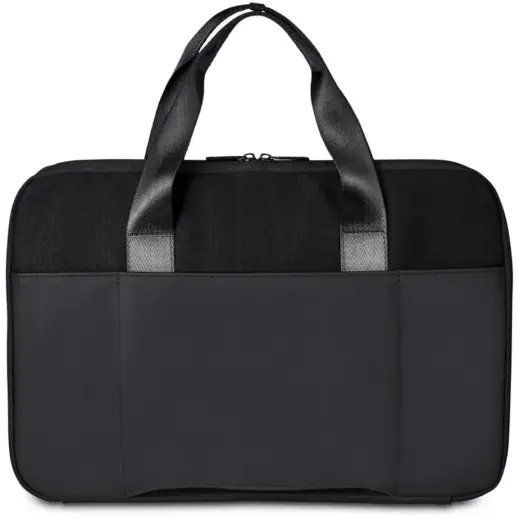 Serendipio Commute Cotton Canvas Laptop Bag Back