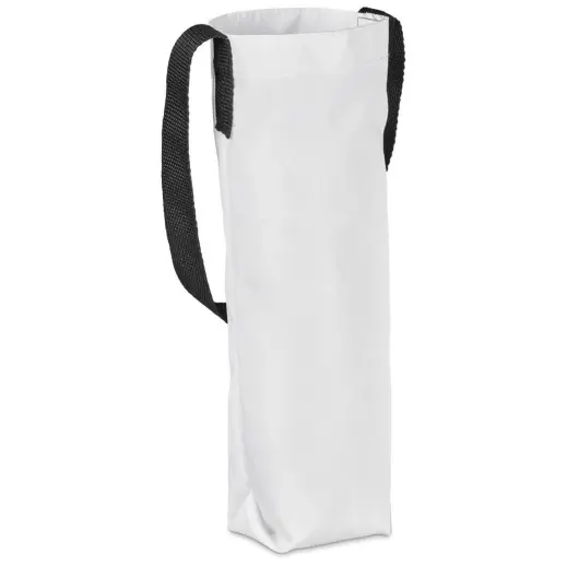 Hoppla Cellaro Polyester Wine Bottle Gift Bag Black Close Up