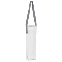 Hoppla Cellaro Polyester Wine Bottle Gift Bag Grey Angle
