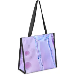 Hoppla Novaya Small Polyester Tote Cooler Bag Branded Back Angle