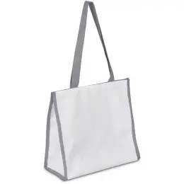 Hoppla Novaya Small Polyester Tote Cooler Bag Grey Angle