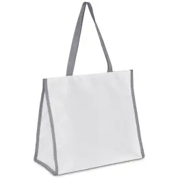 Hoppla Iceland Large Polyester Tote Cooler Bag Grey Angle