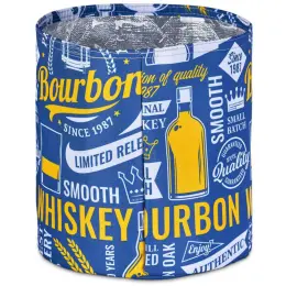 Hoppla Coldford Polyester Collapsible Ice Bucket Branded Back
