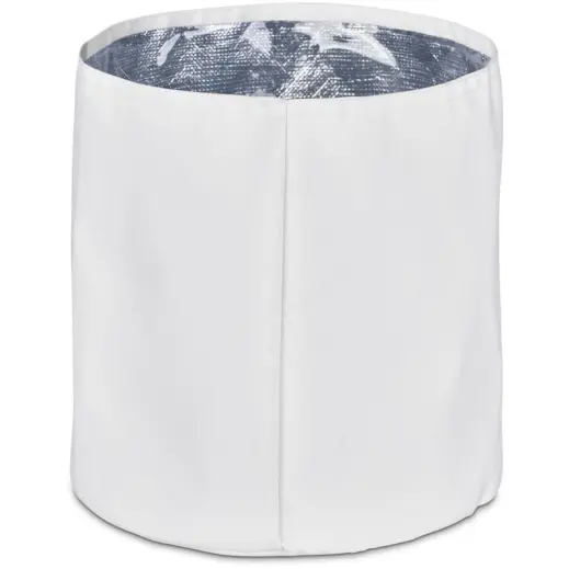 Hoppla Coldford Polyester Collapsible Ice Bucket Solid White Back
