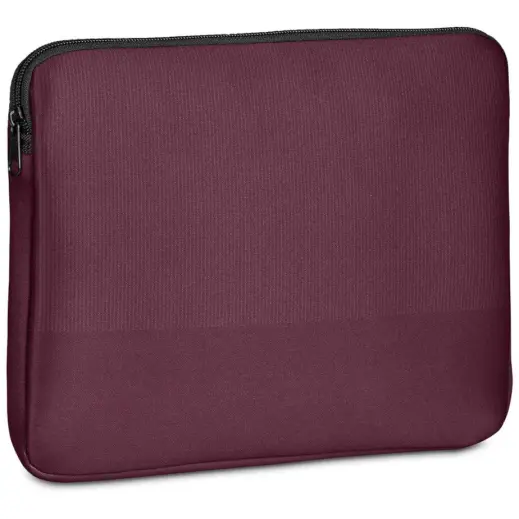 Serendipio Milestone Neoprene Tablet Sleeve - 10-11 Inch Maroon Angle