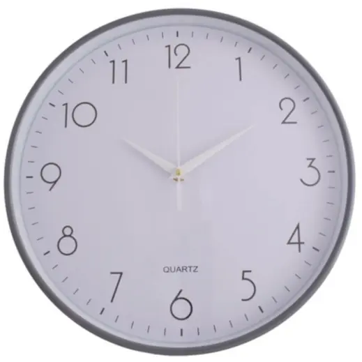 Minimalist 30cm Wall Clock Front