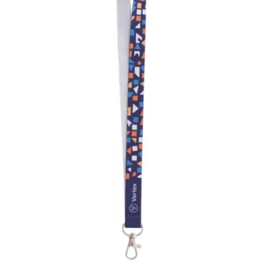 Petersham Lanyard With Lobster Ring - Single Side Print Branded