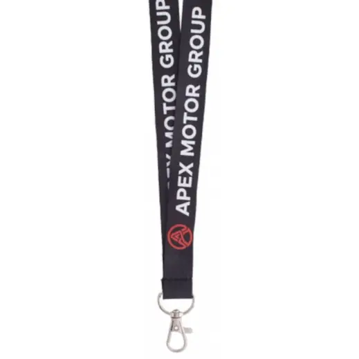 Petersham Lanyard With Lobster Ring - Double Sided Print Branded