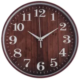 Rustic 30cm Wall Clock Display