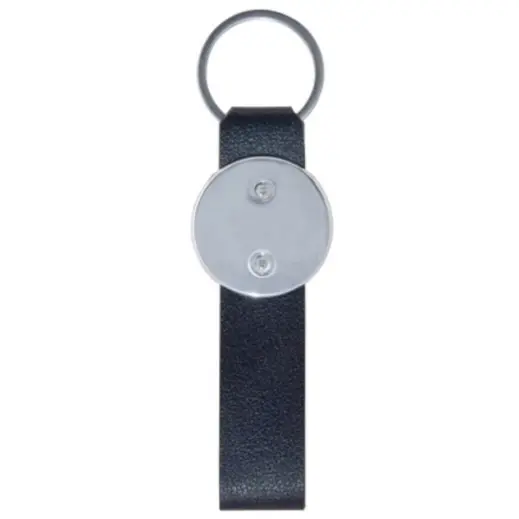 PU Loop Keyring Back