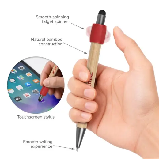 Altitude Zendo Spinner Stylus Ball Pen Features