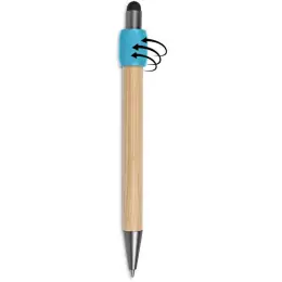 Altitude Zendo Spinner Stylus Ball Pen Turquoise Twist