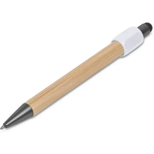 Altitude Zendo Spinner Stylus Ball Pen White Front