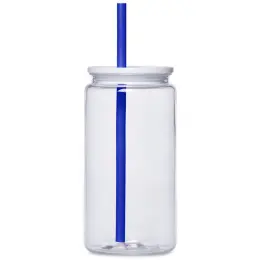 Altitude Mina Plastic Tumbler and Straw Blue