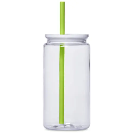 Altitude Mina Plastic Tumbler and Straw Lime
