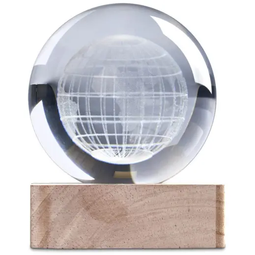 Altitude Blaze Light-Up Globe Award Off Front