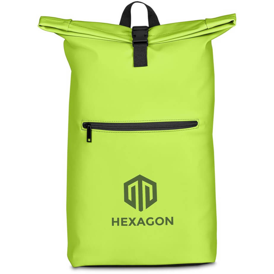 Kooshty Citrus Backpack Lime Branded