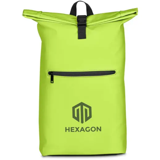 Kooshty Citrus Backpack Lime Branded