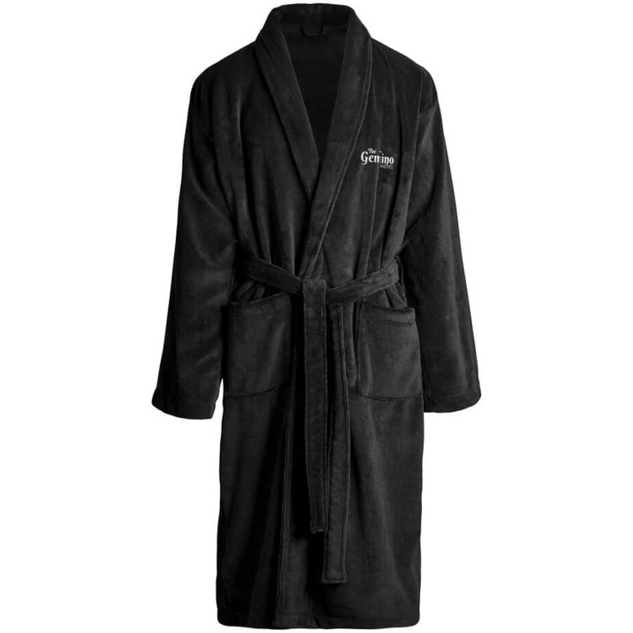 Serendipio Langham Mens Coral Fleece Bathrobe image