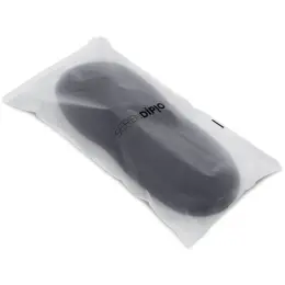 Serendipio Be Our Guest Linen Slippers Black Pouch