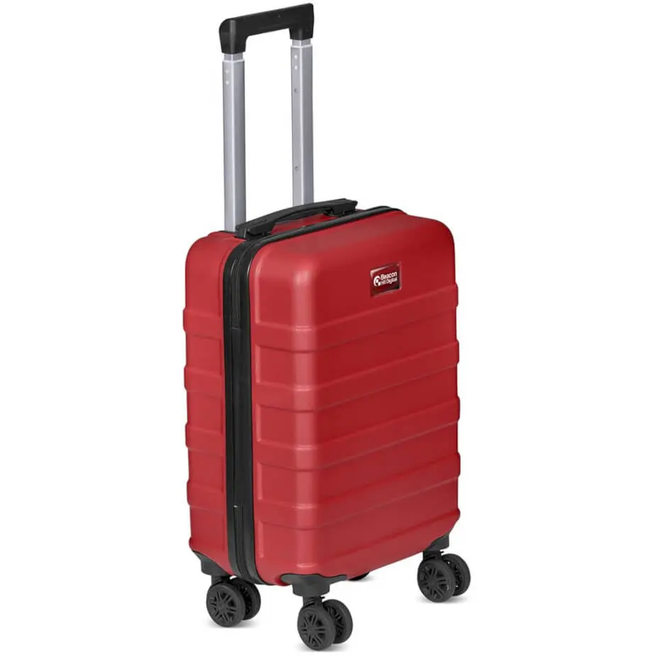 Altitude Blythswood Trolley Bag Red Branded Dome Sticker